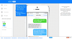 Desktop Screenshot of ios7text.com